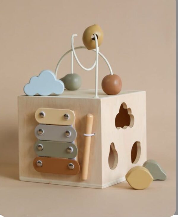 3 in 1 Wooden Shape sorter & Xylophone